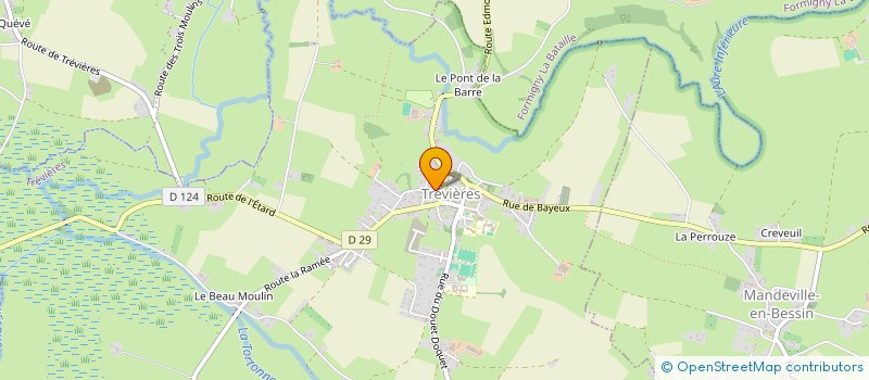 localisation de l'entreprise MONSIEUR YANNICK DESCAMPS  TREVIERES