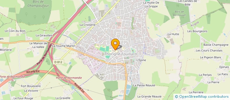 localisation de l'entreprise MONSIEUR YANNICK DESCHAMPS à THORIGNE-FOUILLARD