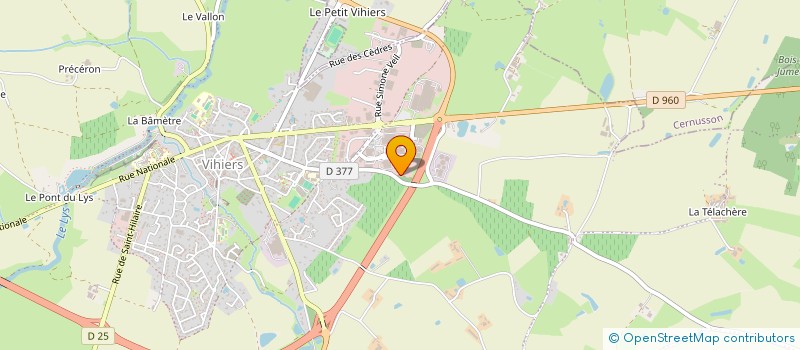 localisation de l'entreprise MONSIEUR YANNICK DESCHAMPS à LYS-HAUT-LAYON
