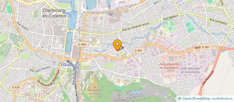 localisation de l'entreprise MONSIEUR YANNICK DESFONTAINE  CHERBOURG-EN-COTENTIN