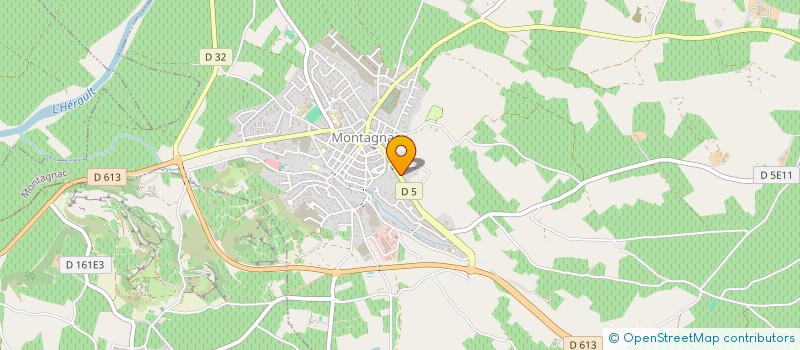 localisation de l'entreprise MONSIEUR YANNICK DESSALLES  MONTAGNAC