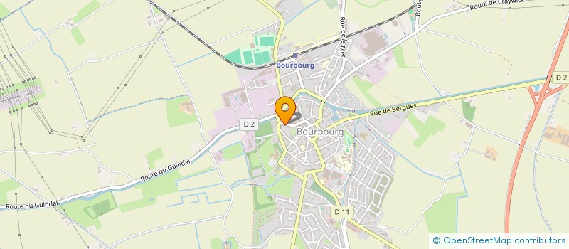 localisation de l'entreprise MONSIEUR YANNICK DETRE  BOURBOURG