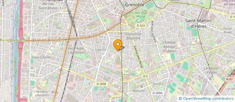 localisation de l'entreprise MONSIEUR YANNICK DEVERNAY à GRENOBLE