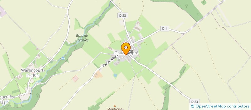 localisation de l'entreprise MONSIEUR YANNICK DEVILLEPOIX  WARLINCOURT-LES-PAS