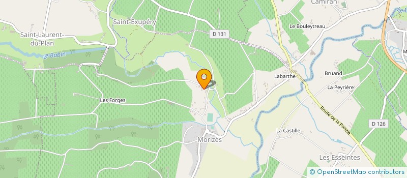 localisation de l'entreprise MONSIEUR YANNICK DEZELLIS à MORIZES