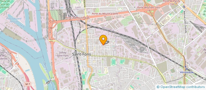 localisation de l'entreprise MONSIEUR YANNICK DIGBEU  SAINT-FONS