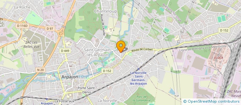 localisation de l'entreprise MONSIEUR YANNICK DJEBEL à SAINT-GERMAIN-LES-ARPAJON