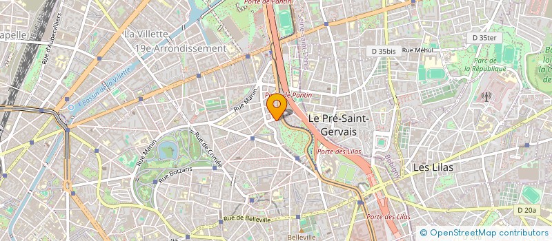 localisation de l'entreprise MONSIEUR YANNICK DJIECHEU  PARIS 19