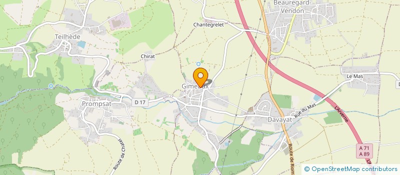 localisation de l'entreprise MONSIEUR YANNICK DOMAS  GIMEAUX