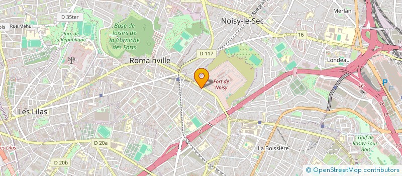 localisation de l'entreprise MONSIEUR YANNICK DOS SANTOS à ROMAINVILLE