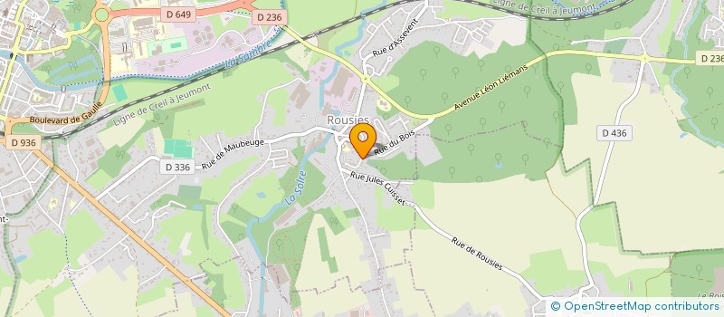 localisation de l'entreprise MONSIEUR YANNICK DRUON  ROUSIES