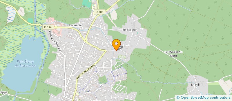 localisation de l'entreprise MONSIEUR YANNICK DUBOS  BISCARROSSE