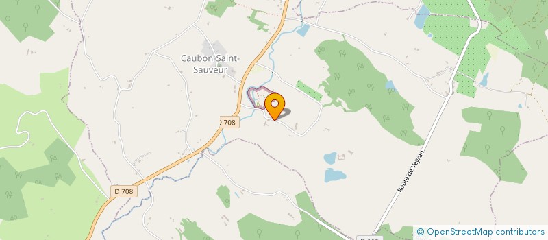 localisation de l'entreprise MONSIEUR YANNICK DUBOS  CAUBON-SAINT-SAUVEUR