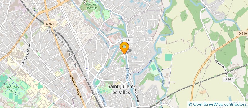 localisation de l'entreprise MONSIEUR YANNICK DUCOFFE à SAINT-JULIEN-LES-VILLAS