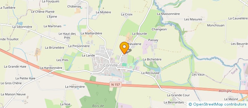 localisation de l'entreprise MONSIEUR YANNICK DUHAMEL à CORNILLE