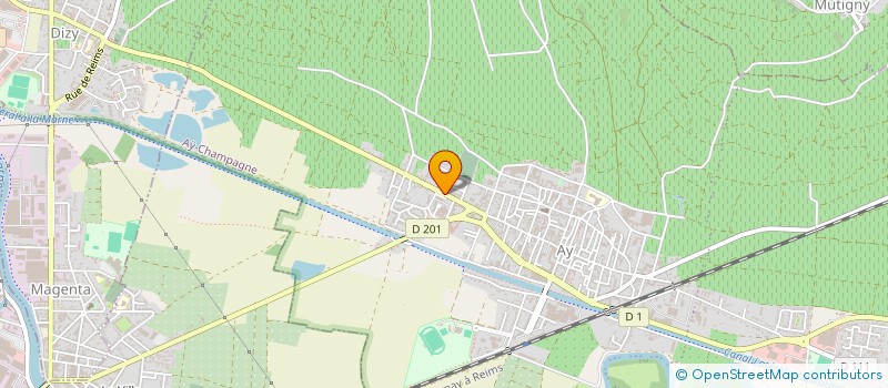 localisation de l'entreprise MONSIEUR YANNICK DUMANGE  AY-CHAMPAGNE