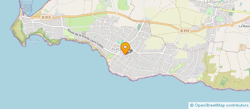 localisation de l'entreprise MONSIEUR YANNICK DUMONT  PREFAILLES