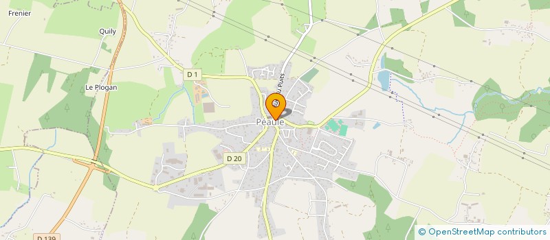 localisation de l'entreprise MONSIEUR YANNICK DURAND  PEAULE