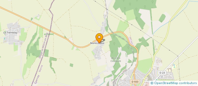 localisation de l'entreprise MONSIEUR YANNICK DUSANTER  MONTMIRAIL