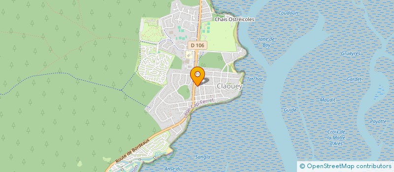 localisation de l'entreprise MONSIEUR YANNICK DUTREY à LEGE-CAP-FERRET