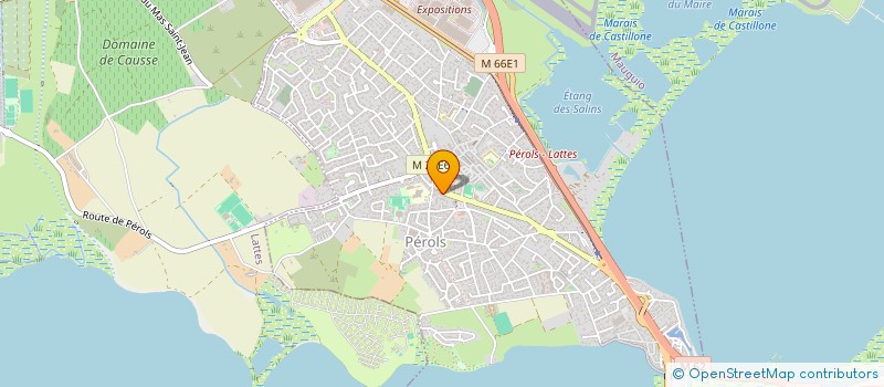 localisation de l'entreprise MONSIEUR YANNICK DUVAL  PEROLS