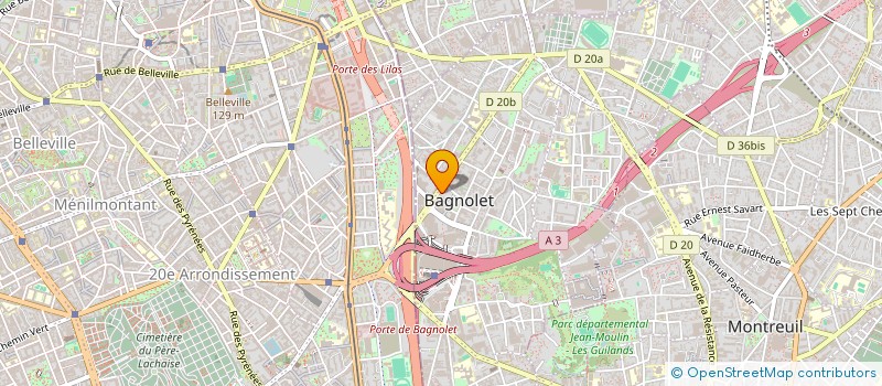localisation de l'entreprise MONSIEUR YANNICK ELOISE à BAGNOLET