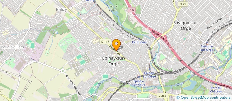 localisation de l'entreprise MONSIEUR YANNICK-EMMANUEL DJEREHE  EPINAY-SUR-ORGE