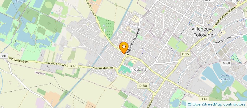 localisation de l'entreprise MONSIEUR YANNICK EQUILBEC  FROUZINS