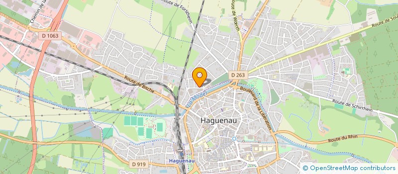 localisation de l'entreprise MONSIEUR YANNICK ERBS  HAGUENAU