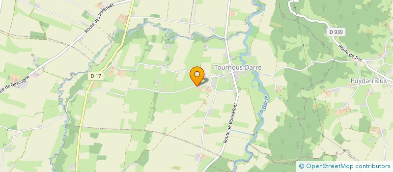 localisation de l'entreprise MONSIEUR YANNICK ESCALAS  TOURNOUS-DARRE