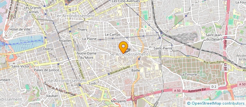localisation de l'entreprise MONSIEUR YANNICK ESPIG à MARSEILLE