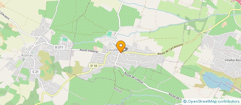 localisation de l'entreprise MONSIEUR YANNICK ESQUIROL  LAVALETTE