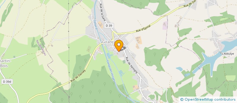 localisation de l'entreprise MONSIEUR YANNICK ETIENNE  GIRANCOURT