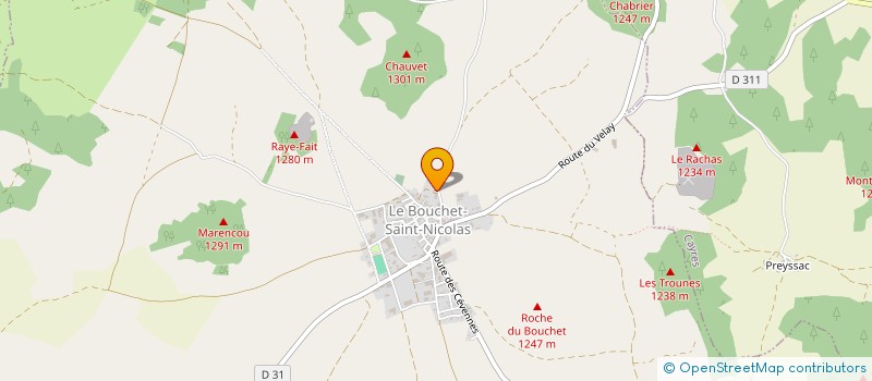 localisation de l'entreprise MONSIEUR YANNICK EXBRAYAT  CAYRES