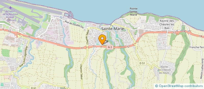 localisation de l'entreprise MONSIEUR YANNICK FARLAE SIMISSIEL  SAINTE-MARIE