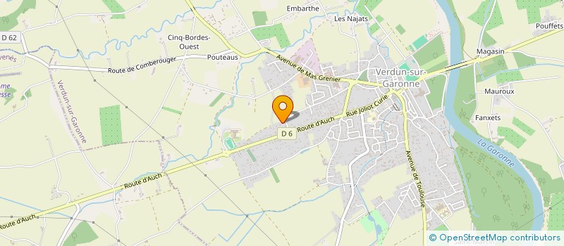 localisation de l'entreprise MONSIEUR YANNICK FASQUEL  VERDUN-SUR-GARONNE