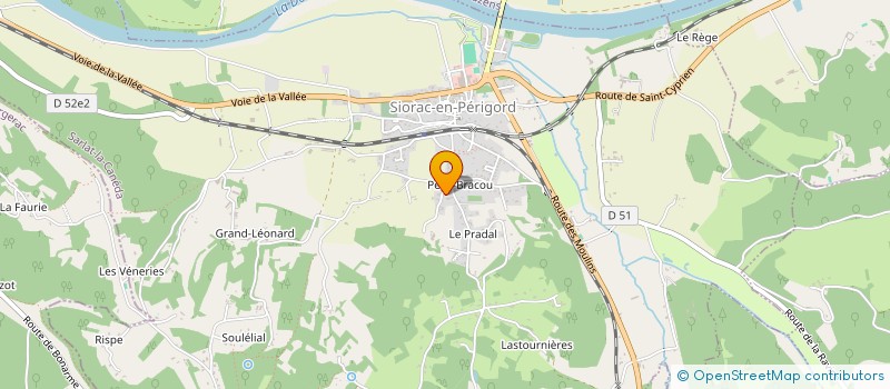 localisation de l'entreprise MONSIEUR YANNICK FAUCHER à SIORAC-EN-PERIGORD