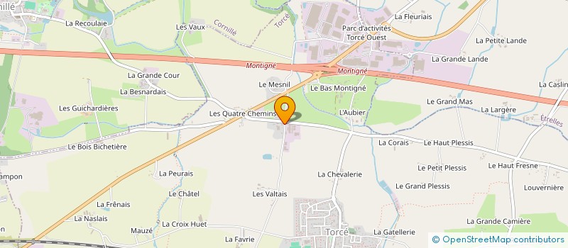 localisation de l'entreprise MONSIEUR YANNICK FAUCHEUX  TORCE