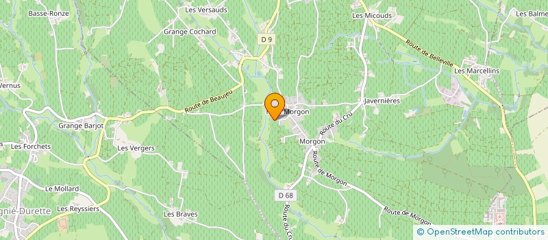 localisation de l'entreprise MONSIEUR YANNICK FAVREAU  VILLIE-MORGON