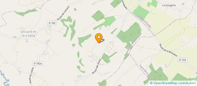 localisation de l'entreprise MONSIEUR YANNICK FELDHOFER  MEZIDON VALLEE D'AUGE