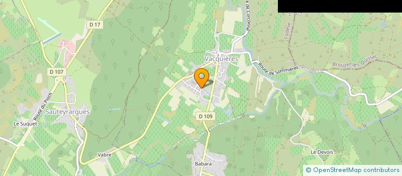 localisation de l'entreprise MONSIEUR YANNICK FERNANDEZ  VACQUIERES