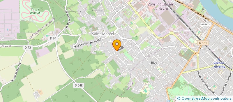 localisation de l'entreprise MONSIEUR YANNICK FERRATY  SAINT-MARCEL