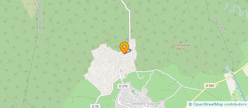 localisation de l'entreprise MONSIEUR YANNICK FILOGRASO  SEILLONS-SOURCE-D'ARGENS