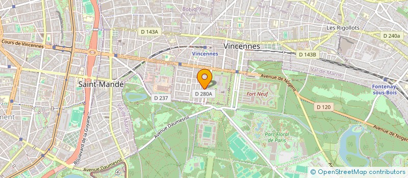 localisation de l'entreprise MONSIEUR YANNICK FONTAN à VINCENNES