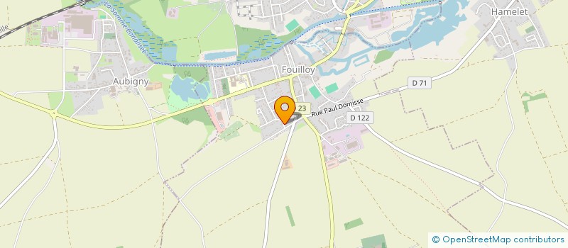 localisation de l'entreprise MONSIEUR YANNICK FORMENTEL  FOUILLOY