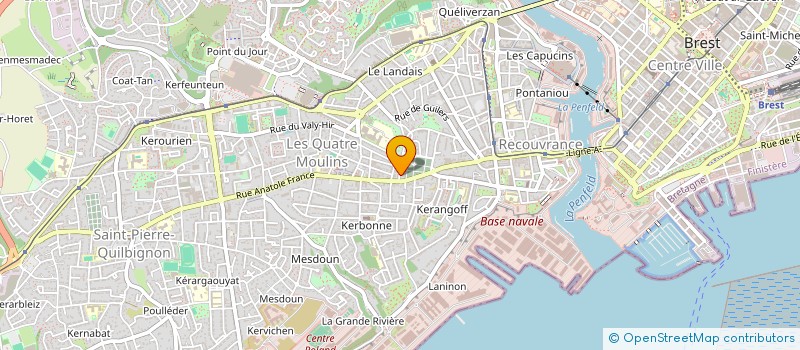 localisation de l'entreprise MONSIEUR YANNICK FOSSI FOTSI à BREST