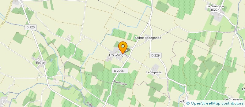 localisation de l'entreprise MONSIEUR YANNICK FOUCAUD  AUMAGNE