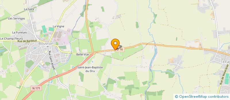 localisation de l'entreprise MONSIEUR YANNICK FOURAGE  FAY-DE-BRETAGNE