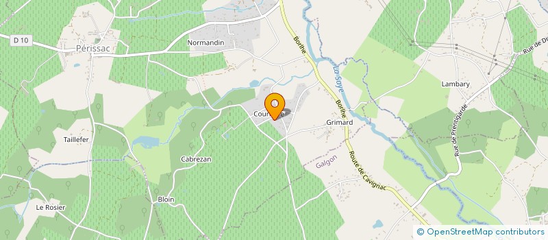 localisation de l'entreprise MONSIEUR YANNICK FRANCAIS  PERISSAC