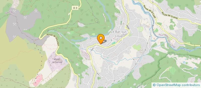 localisation de l'entreprise MONSIEUR YANNICK FRASQUET  LE BAR-SUR-LOUP